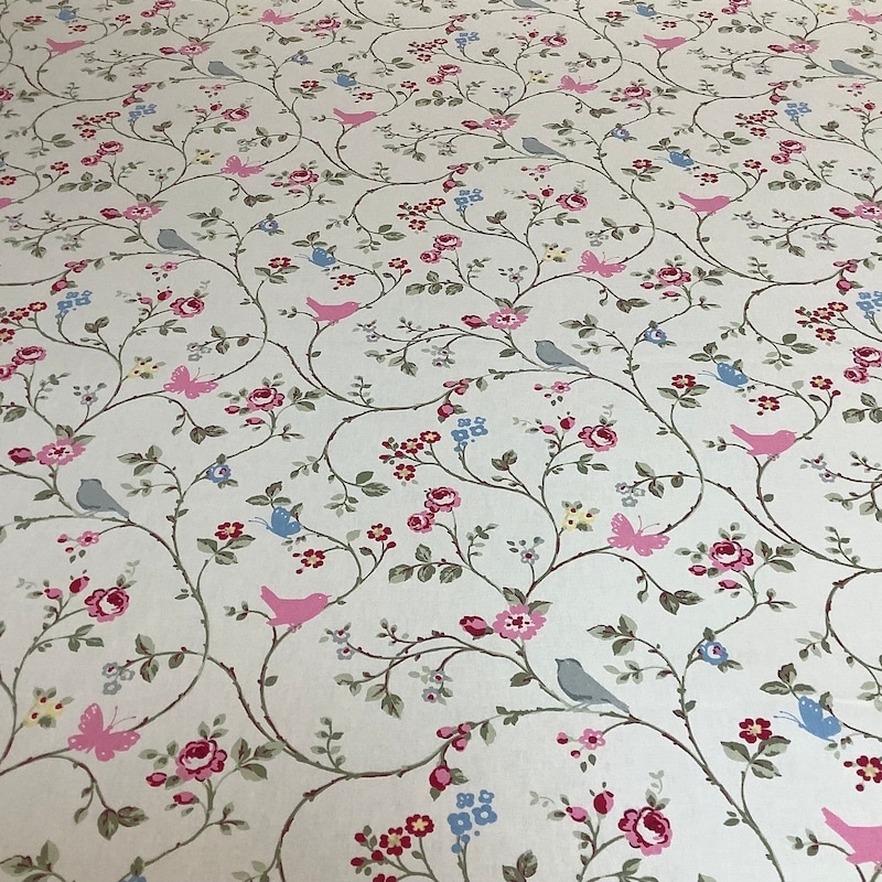 Melange par Clarke & Clarke - Naturel - Tissu : Wallpaper Direct