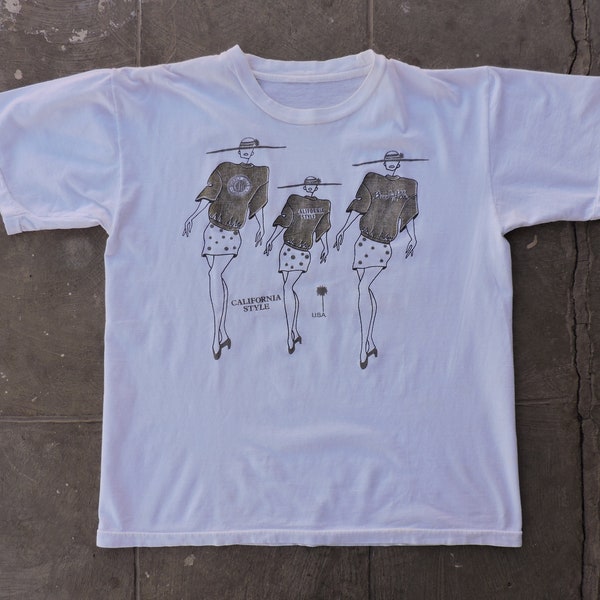 RARE Vintage California Style Beverly Hills T-shirt L