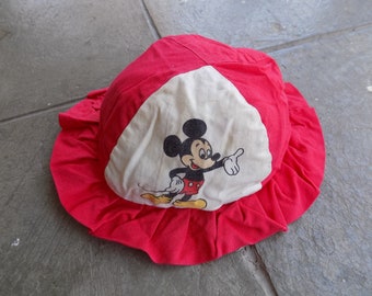 RARE Vintage Mickey Mouse Disney Kids Cap