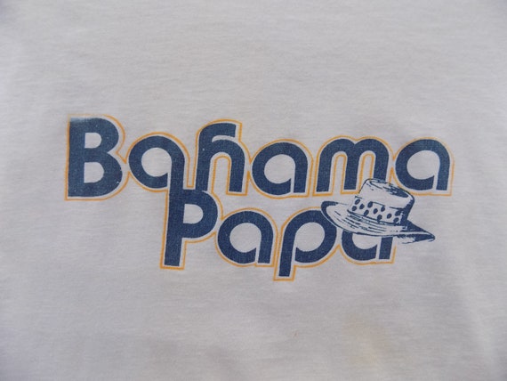 BEAT To HELL Rare Vintage 70s Bahama Papa T-shirt… - image 3