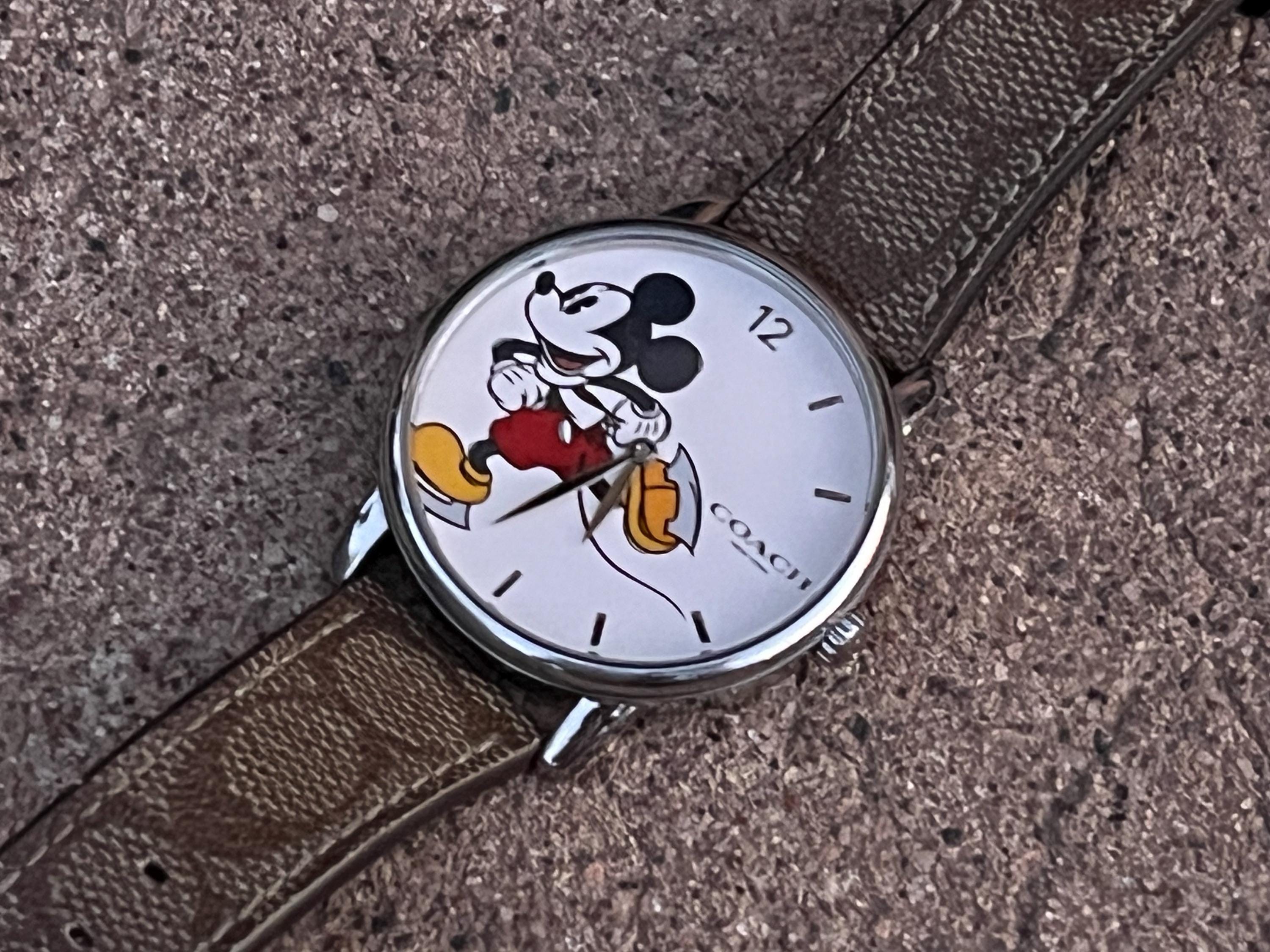 mickey mouse coach watch