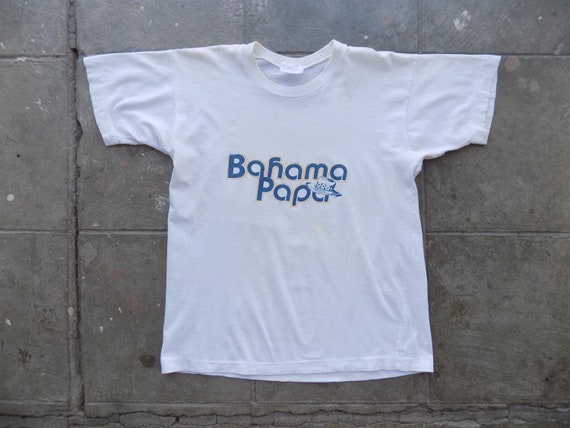 BEAT To HELL Rare Vintage 70s Bahama Papa T-shirt… - image 1