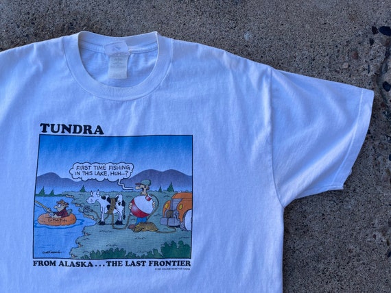 RARE Vintage Tundra Alaska Fishing T-shirt XL -  Canada