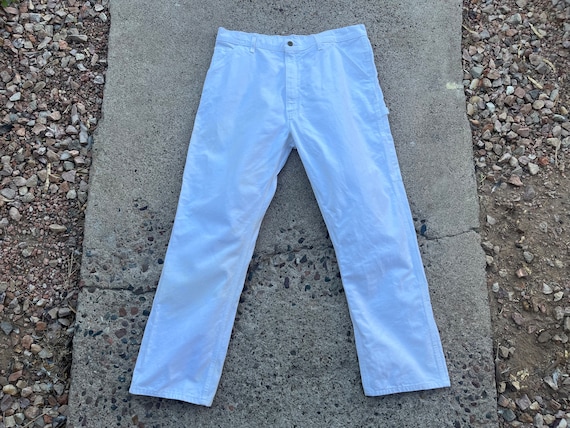 BEAT to HELL Allpro White Painters Pants 35.5X30 USA Made - Etsy