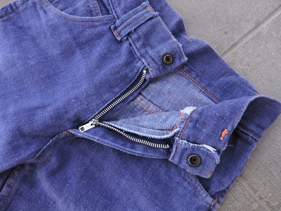 BEAT To HELL Rare Vintage 70s K Ranch Denim Bell … - image 3