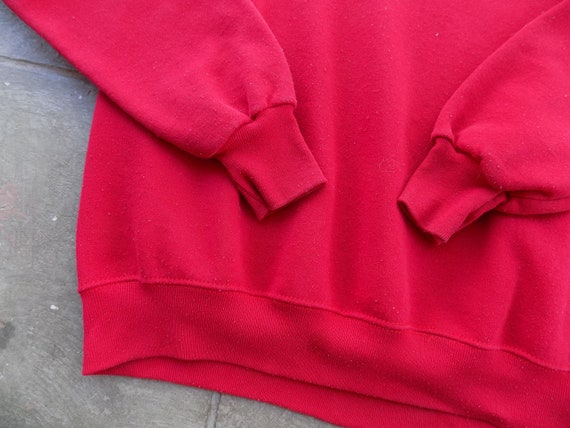 BEAT To HELL Rare Vintage Lee Red Blank Pullover … - image 5