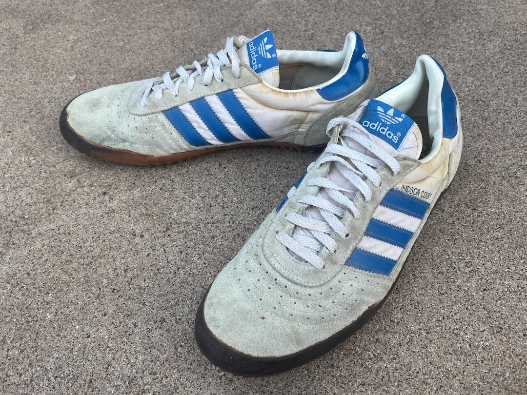 【貴重】80s Vintage Adidas Sneaker 80s vintage Adidas indoor court 2 sneakers size 8 1/2 | eBay