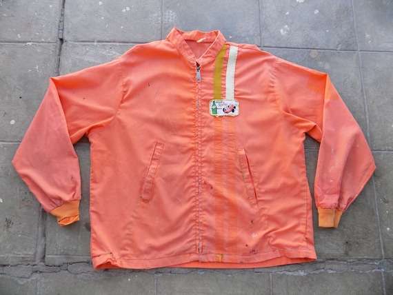 BEAT To HELL Rare Vintage Distressed 60s Orange S… - image 1