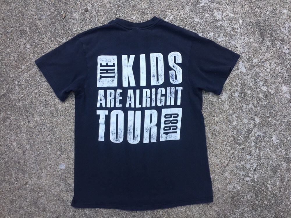 【THE WHO ザフー KIDS ARE ALRIGHT TOUR Tシャツ】 80s Hanes The Who THE KIDS ARE ALRIGHT TOUR バンド