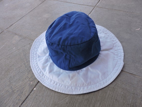 BEAT To HELL Rare Vintage Two Tone Blue & White De