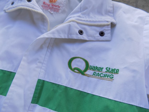 RARE Vintage Quaker State Racing Jacket M - image 2