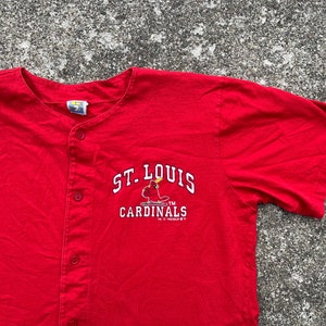 BEAT To HELL Rare vintage 90s St Louis Cardinals Jersey L