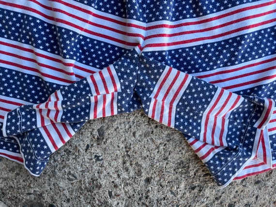 Rare Vintage Stars & Stripes Shorts w/pockets S - image 5
