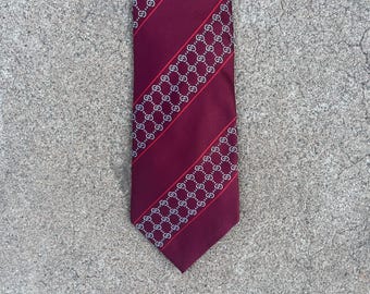 GUCCI バーガンディ パターン ネクタイ グッチ ネクタイ TOP 10 ベストセラー 【GUCCI グッチネクタイ