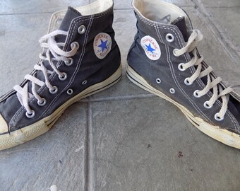 worn out black converse
