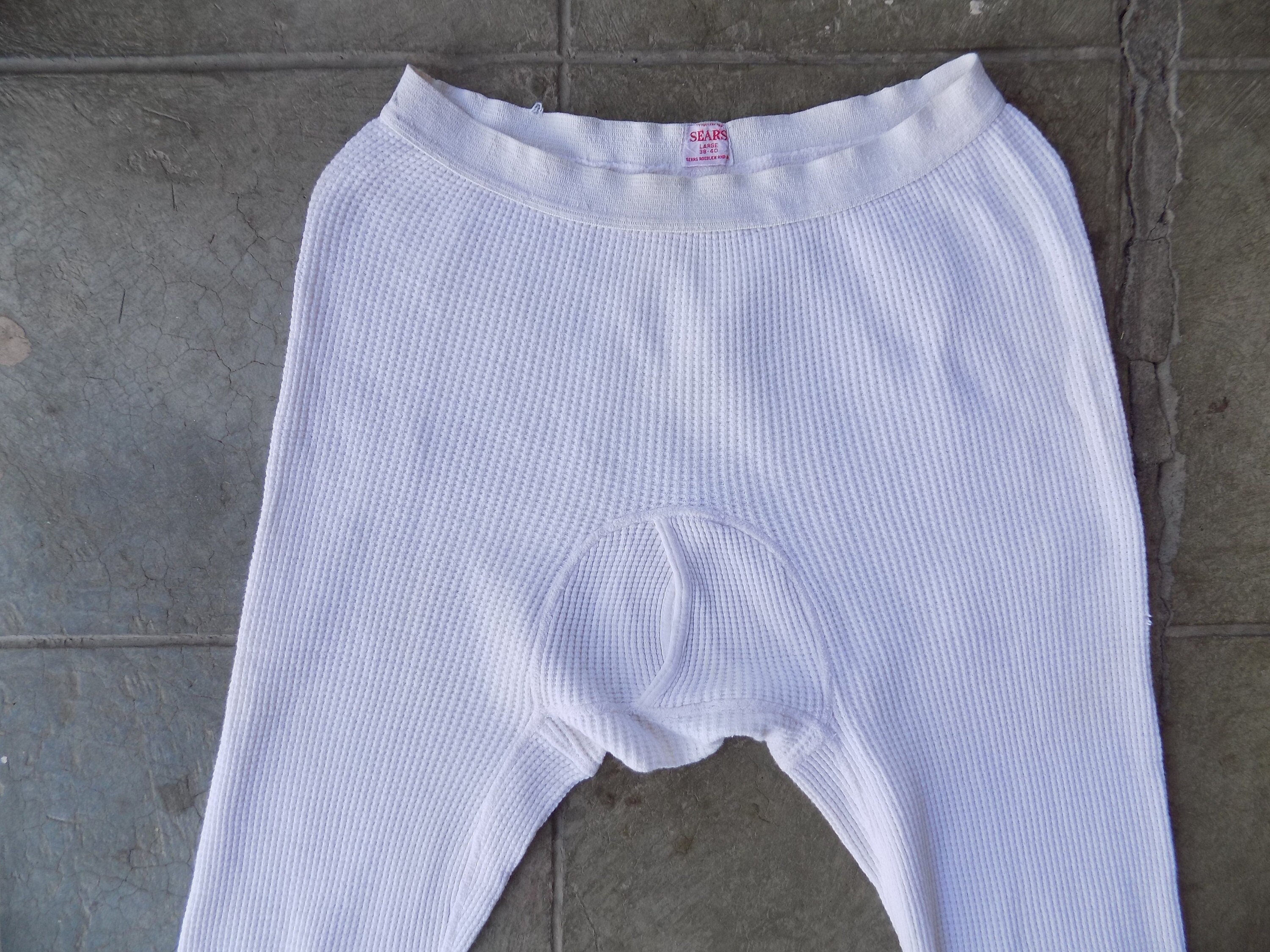 BEAT To HELL Rare Vintage 50s Sears Thermal Pants L