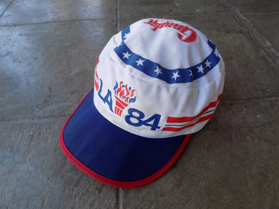 Rare Vintage LA 1984 Olympics Snapback Adult Adju… - image 1