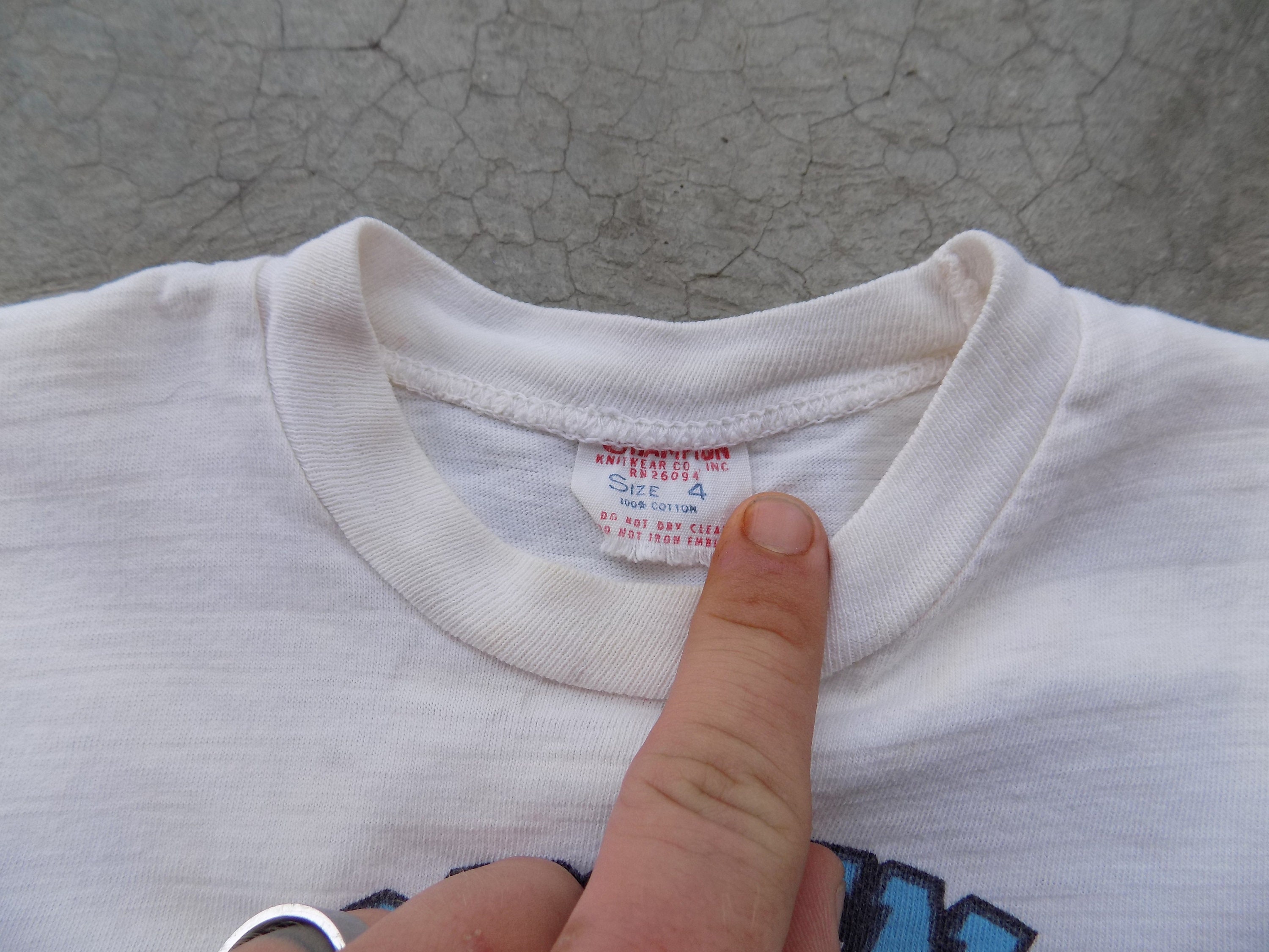 BEAT to HELL Rare Vintage 60s Champion Hopkins 19?? T-shirt