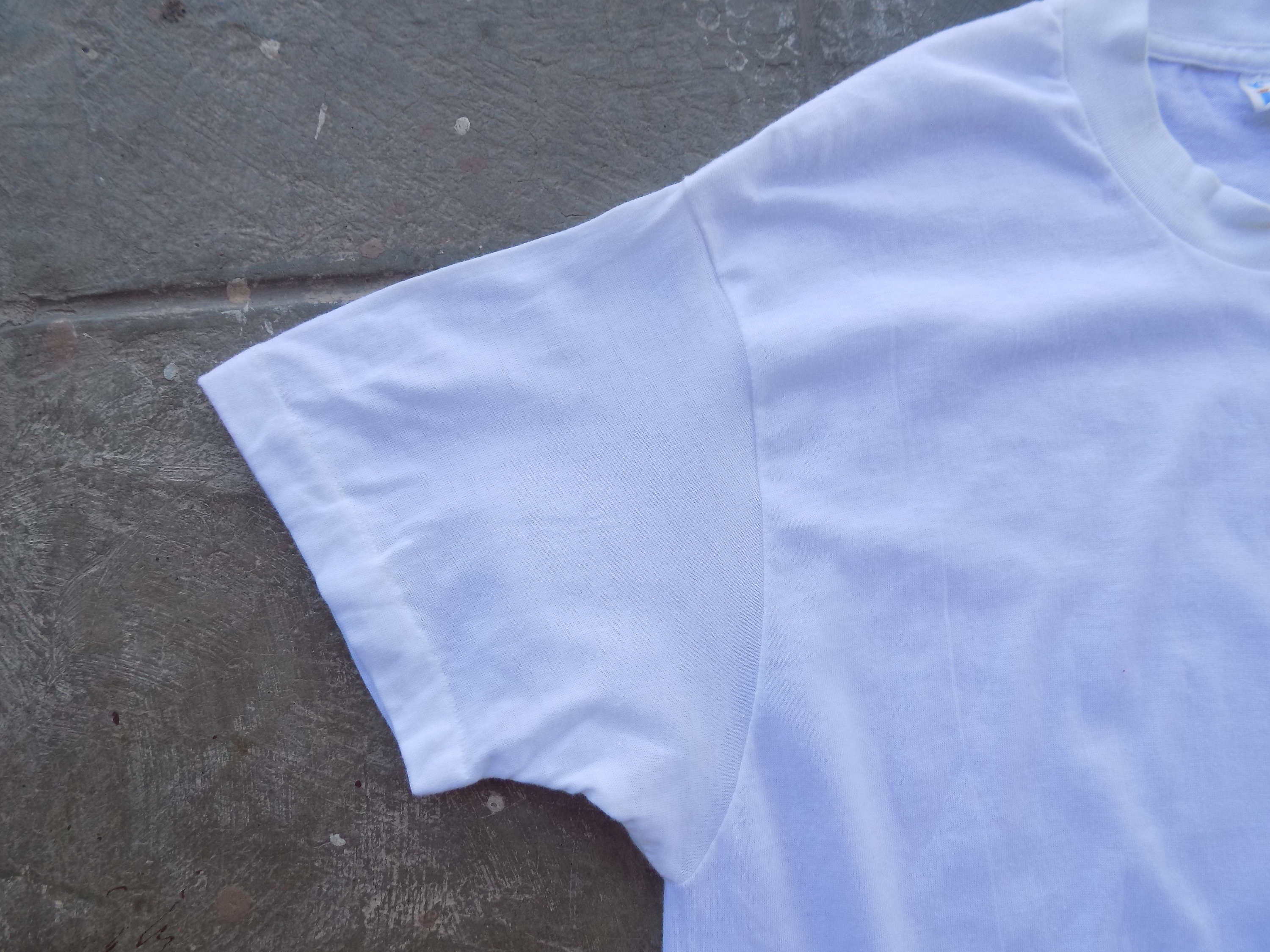 BEAT to HELL Rare Vintage 60s Penney's Towncraft Blank White