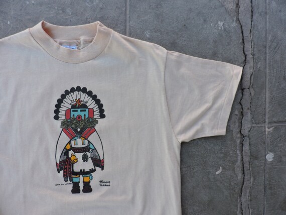 Rare Vintage 80s Morning Kachina T-shirt T-shirt