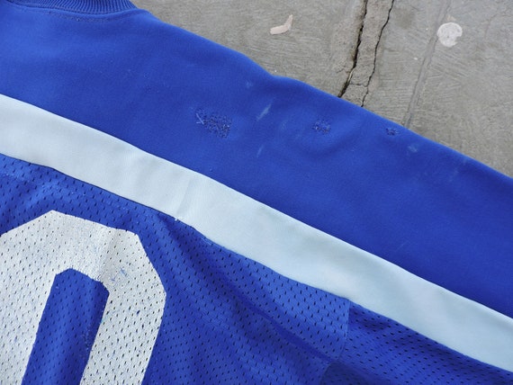 BEAT To HELL Rare Vintage Blue #70 Spartan Jersey… - image 7