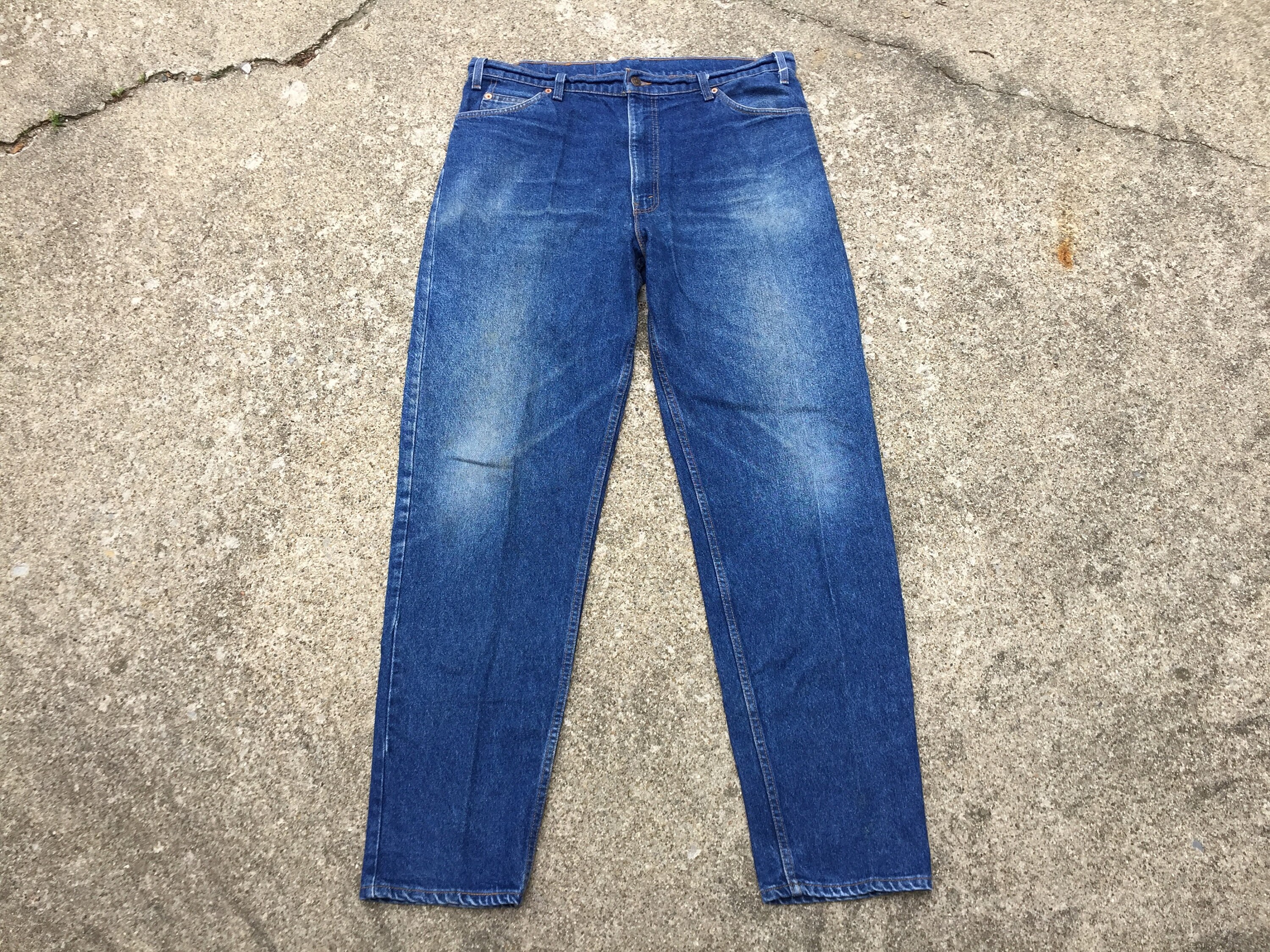 BEAT to HELL Vintage Levi's 505 Denim Blue Jeans 40X34 USA Made