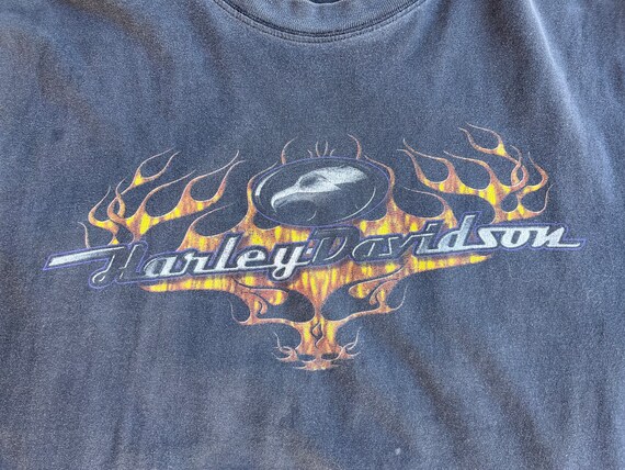 Rare Vintage 2003 Harley Davidson Outpost T-shirt… - image 4