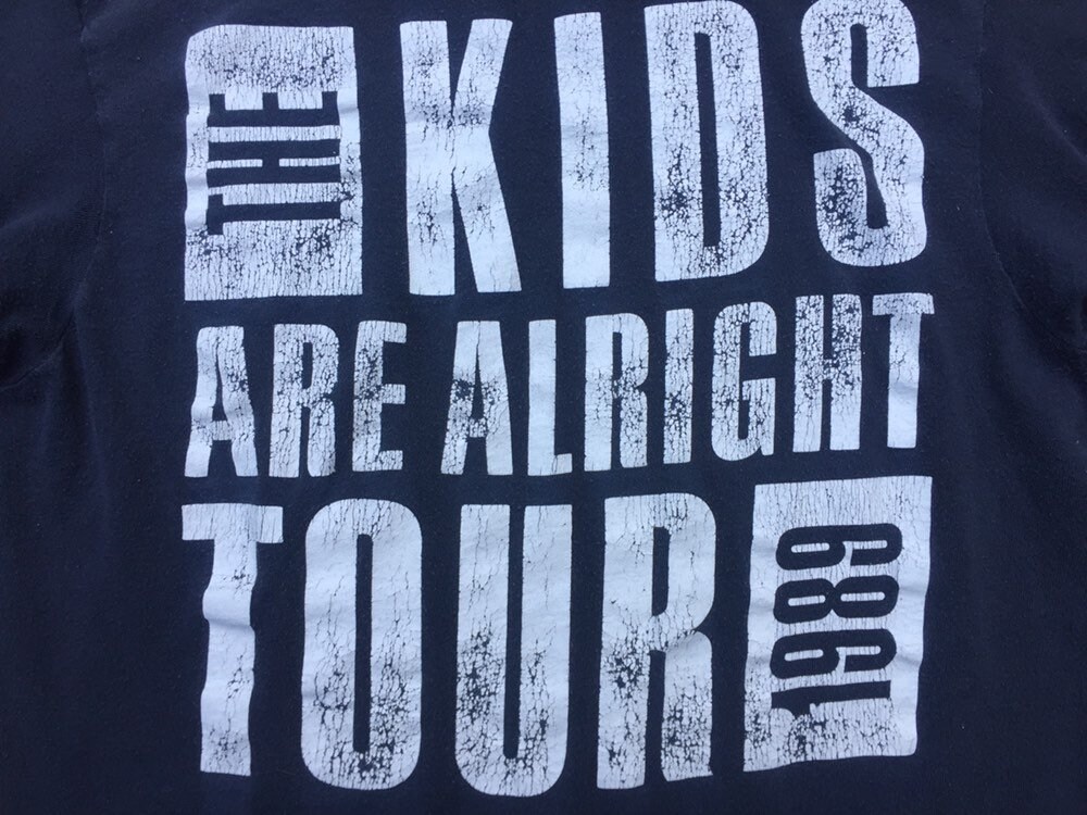 RARE Vintage the Who the Kids Are Alright Tour T-shirt M - Etsy