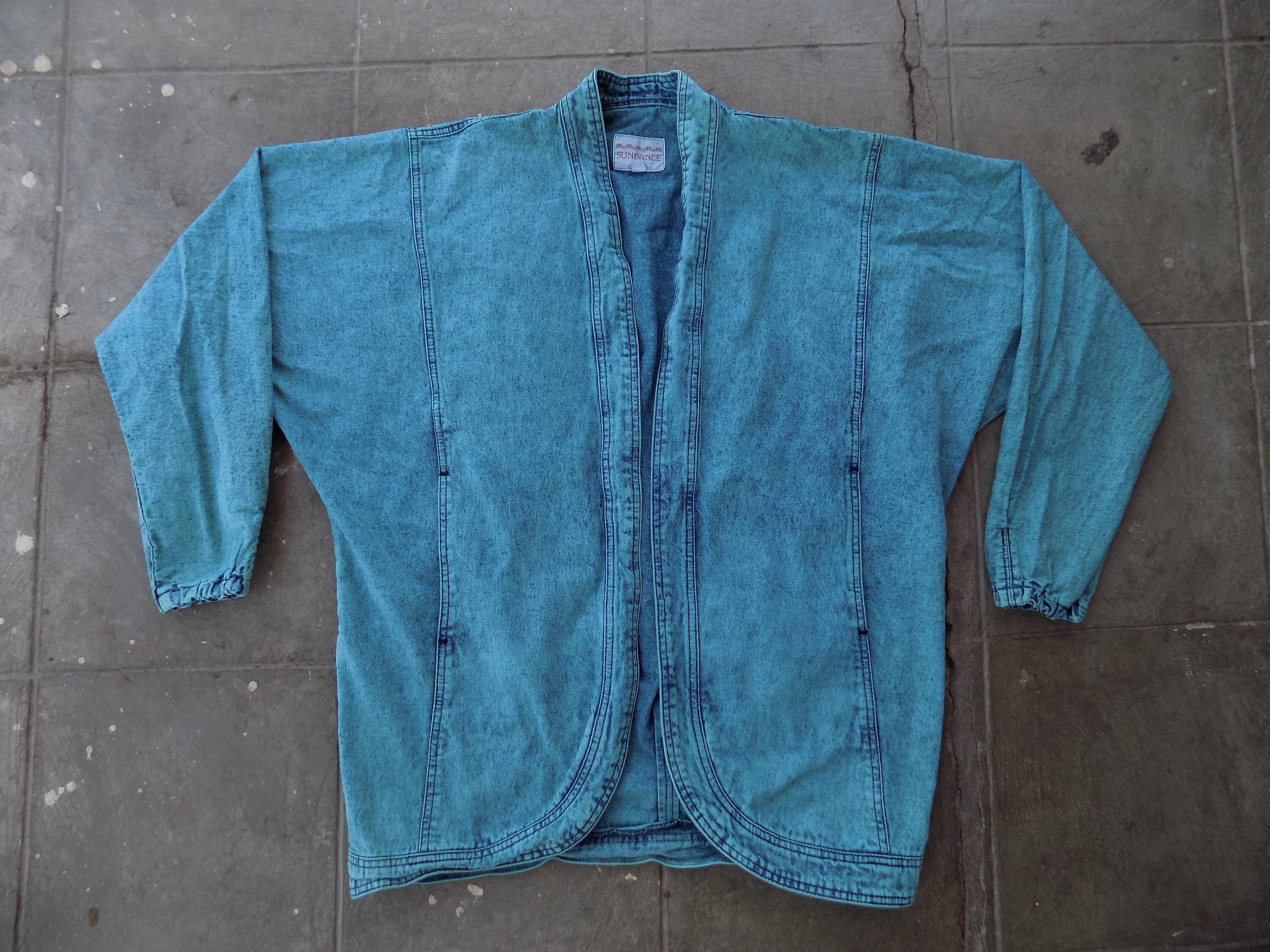 RARE Vintage Sundance Denim Acid Wash 