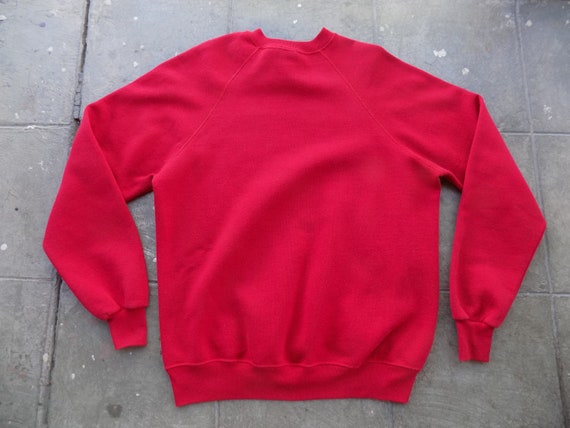 BEAT To HELL Rare Vintage Lee Red Blank Pullover … - image 4
