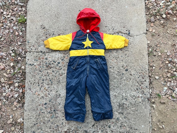 BEAT To HELL Rare Vintage 60s Kids Snowsuit