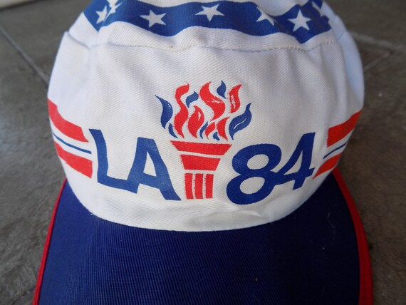 Rare Vintage LA 1984 Olympics Snapback Adult Adju… - image 4