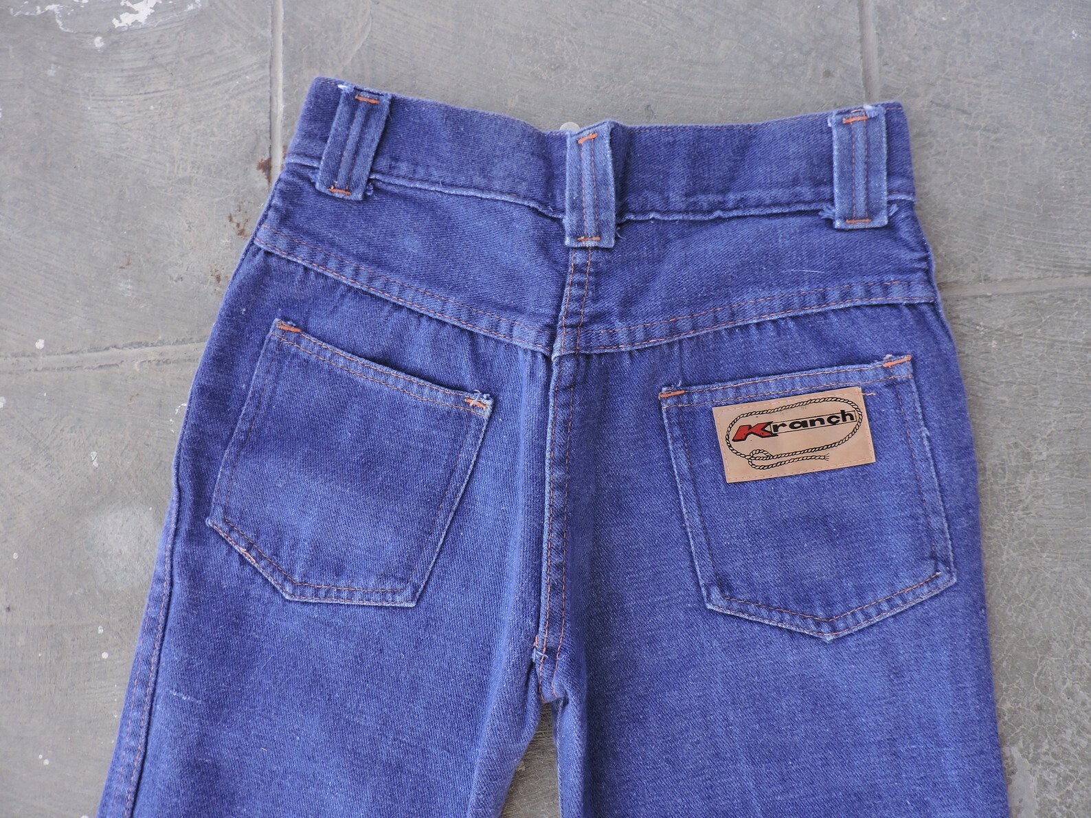BEAT to HELL Rare Vintage 70s K Ranch Denim Bell Bottoms - Etsy