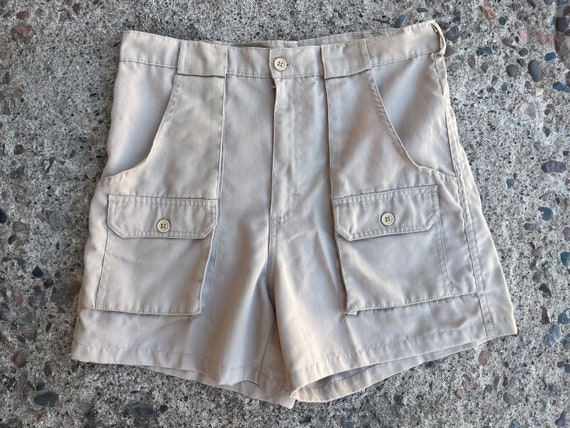 BEAT To HELL Rare Vintage Beige Safari Shorts