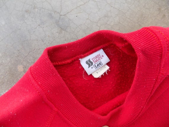 BEAT To HELL Rare Vintage Lee Red Blank Pullover … - image 2