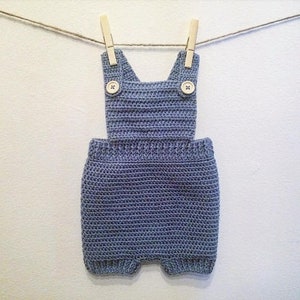 Crochet Baby Overall Pattern. 0-3, 3-6, and 6-12 months. - PATTERN ONLY