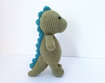 Diego the Dinosaur Crochet Pattern. Amigurumi. Dinosaur Plush. Toy. - PATTERN ONLY