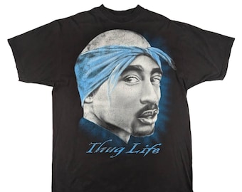 Vintage 90s Graphic Rap Tee: Gangsta Hip Hop T-shirt (size L) - Etsy