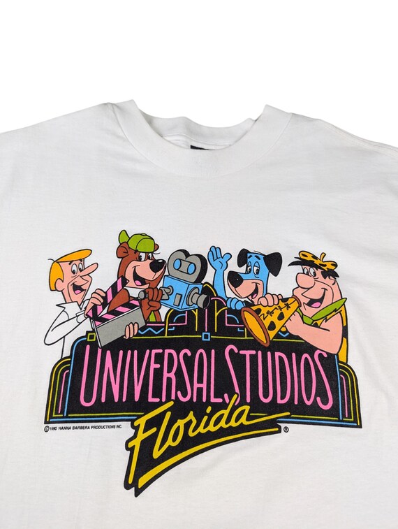 1990 Vintage Universal Studios Florida Shirt Flin… - image 3