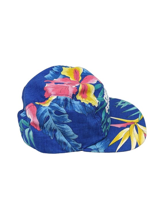 Vintage DIET PEPSI Hat Tropical Hawaiian Floral P… - image 3