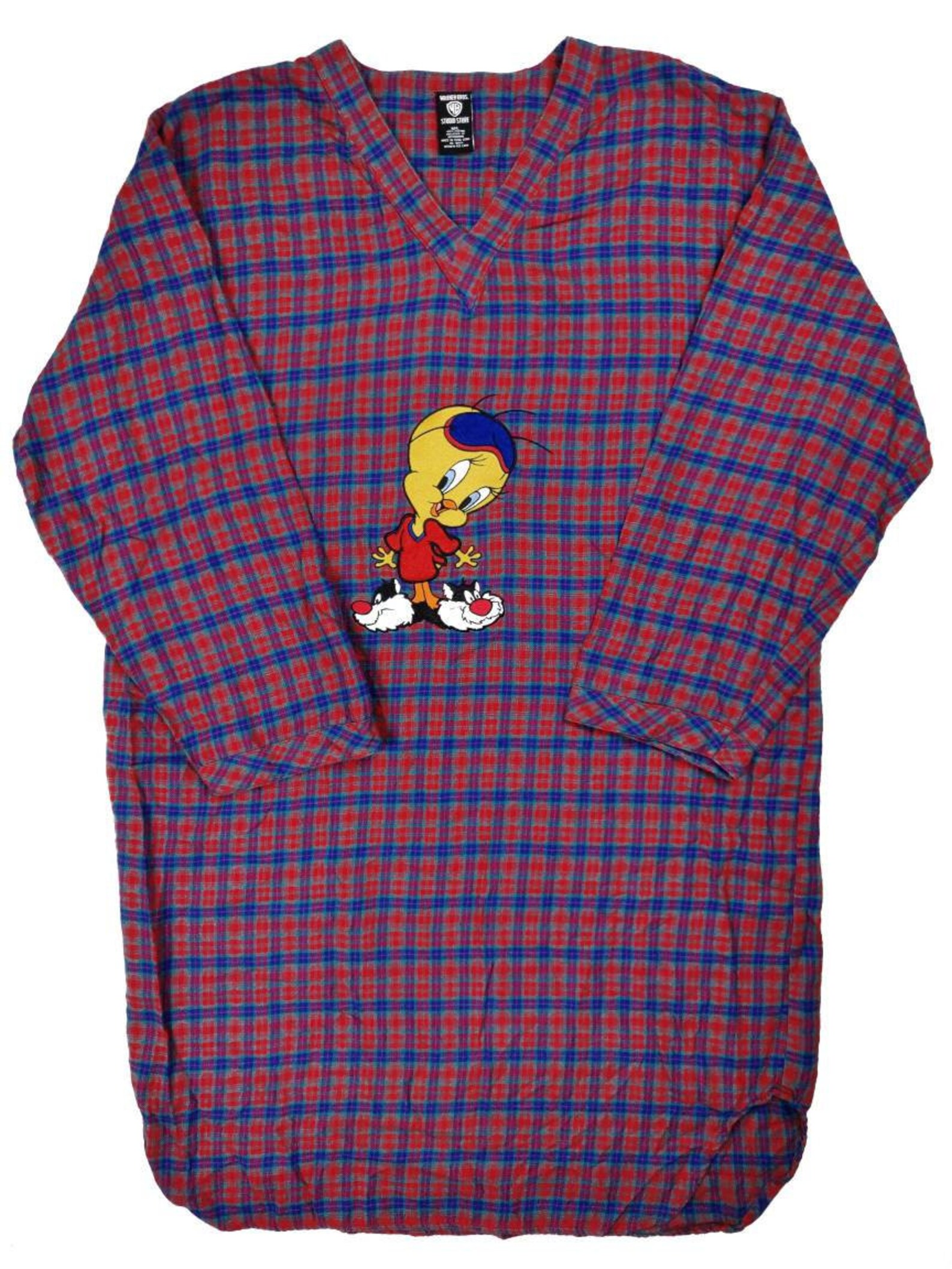 90s Vintage TWEETY Sleep Shirt 1997 Looney Tunes Pajama Dress | Etsy