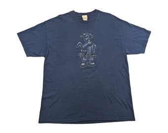 90s Vintage TIGGER T-Shirt Walt Disney Winnie the Pooh Tigger Graphic Tee Navy Blue Disney Store Size XL