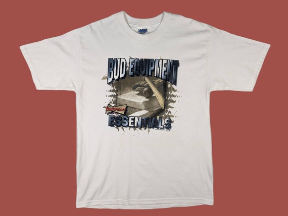 90s Vintage BUDWEISER T-Shirt 1998 Budweiser Grap… - image 1