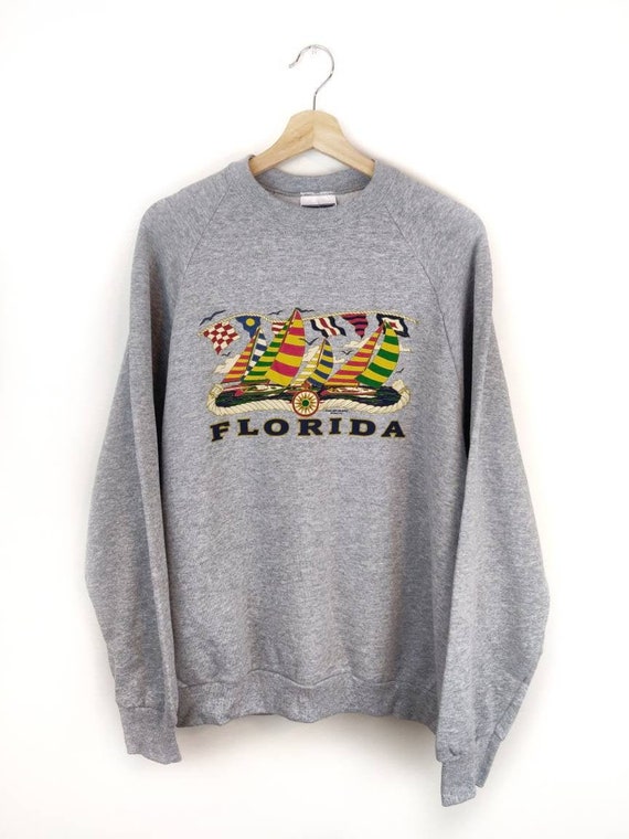 90s Vintage FLORIDA Crewneck Sweatshirt Destinatio
