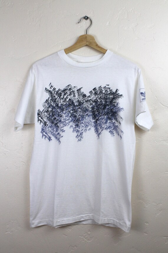 vintage white adidas t shirt