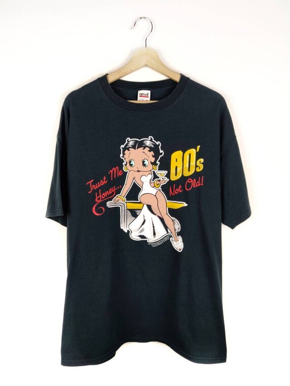 90s Vintage BETTY BOOP T-Shirt 1995 Betty Boop Tru