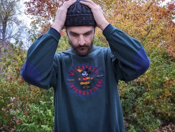 90s Vintage MICKEY Crewneck Mickey Mouse Sweatshir