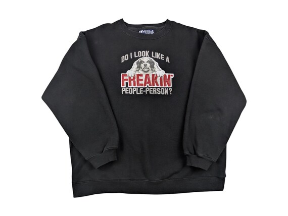 90年代ヴィンテージ BIG DOGS 刺繍グラフィック スウェットシャツ、L