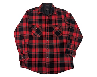 Vintage Northwest Territory Red Plaid Flannel Shirt (M/L)