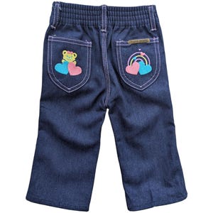 Rainbow Stitch Jeans - Etsy
